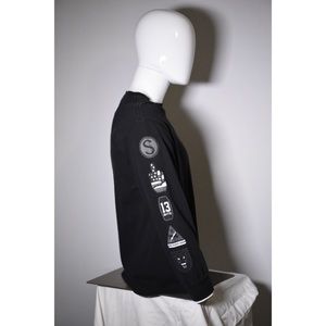 SSUR men's longsleeve black tee